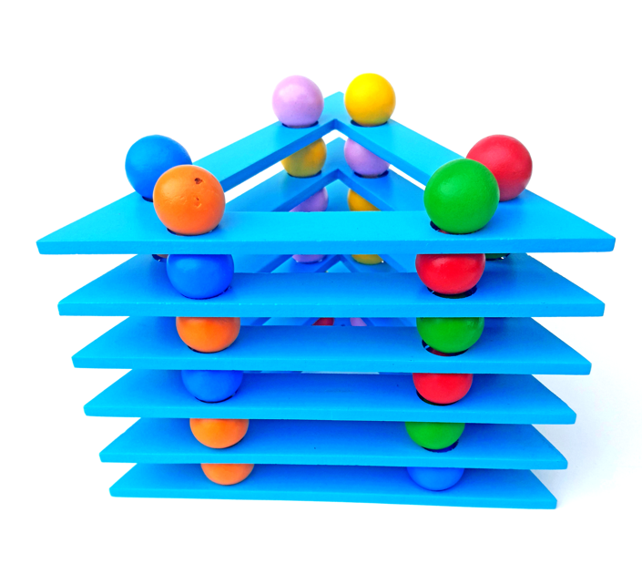 JoGenii |BALL STACKING TOWERS (BIG) TRIANGLE| Woods For Dudes