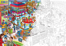 GOWOO - GIANT AT THE MALL COLOURING POSTER