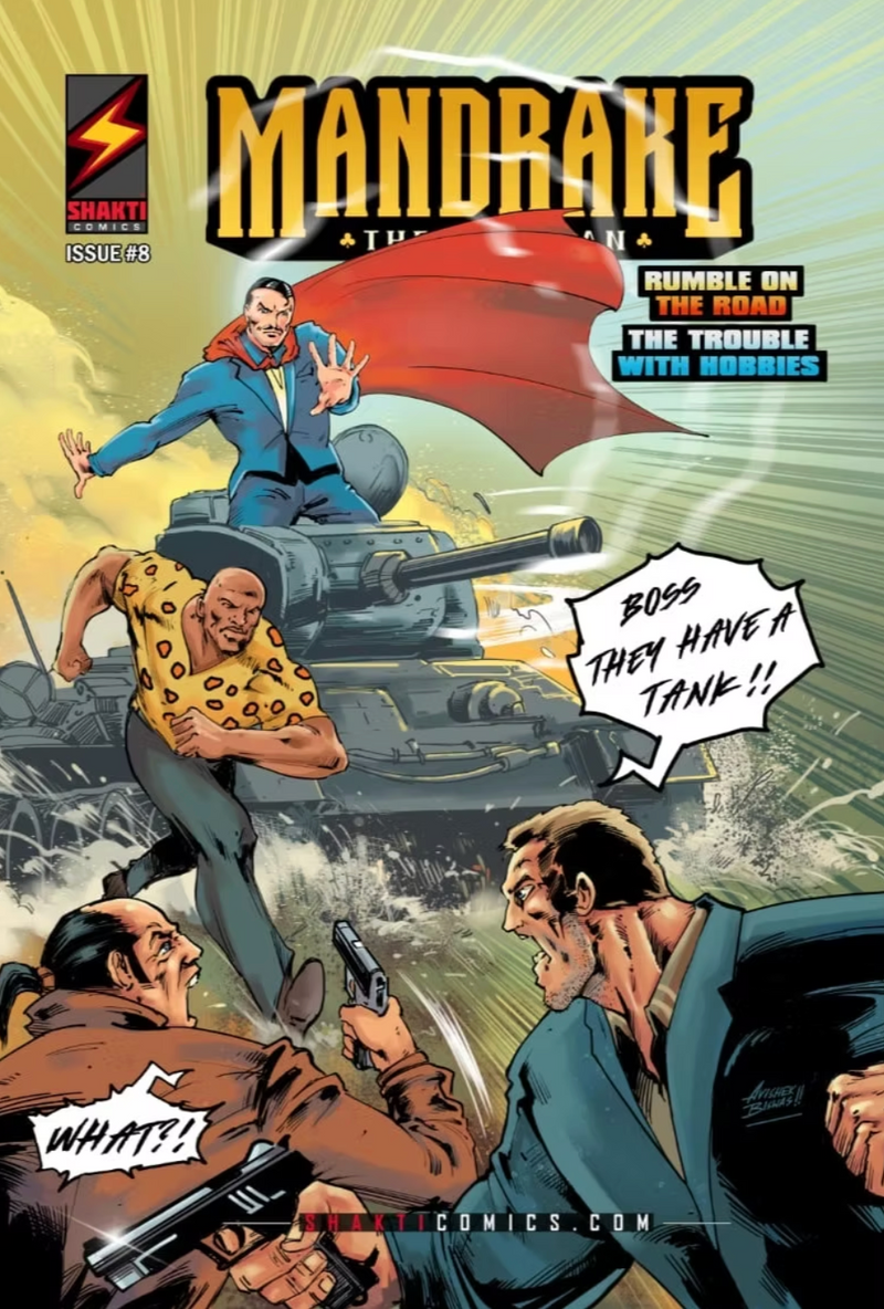 MandrakeThe Magician 2 story combo : Rumble on the Roads, The Trouble with Hobbies