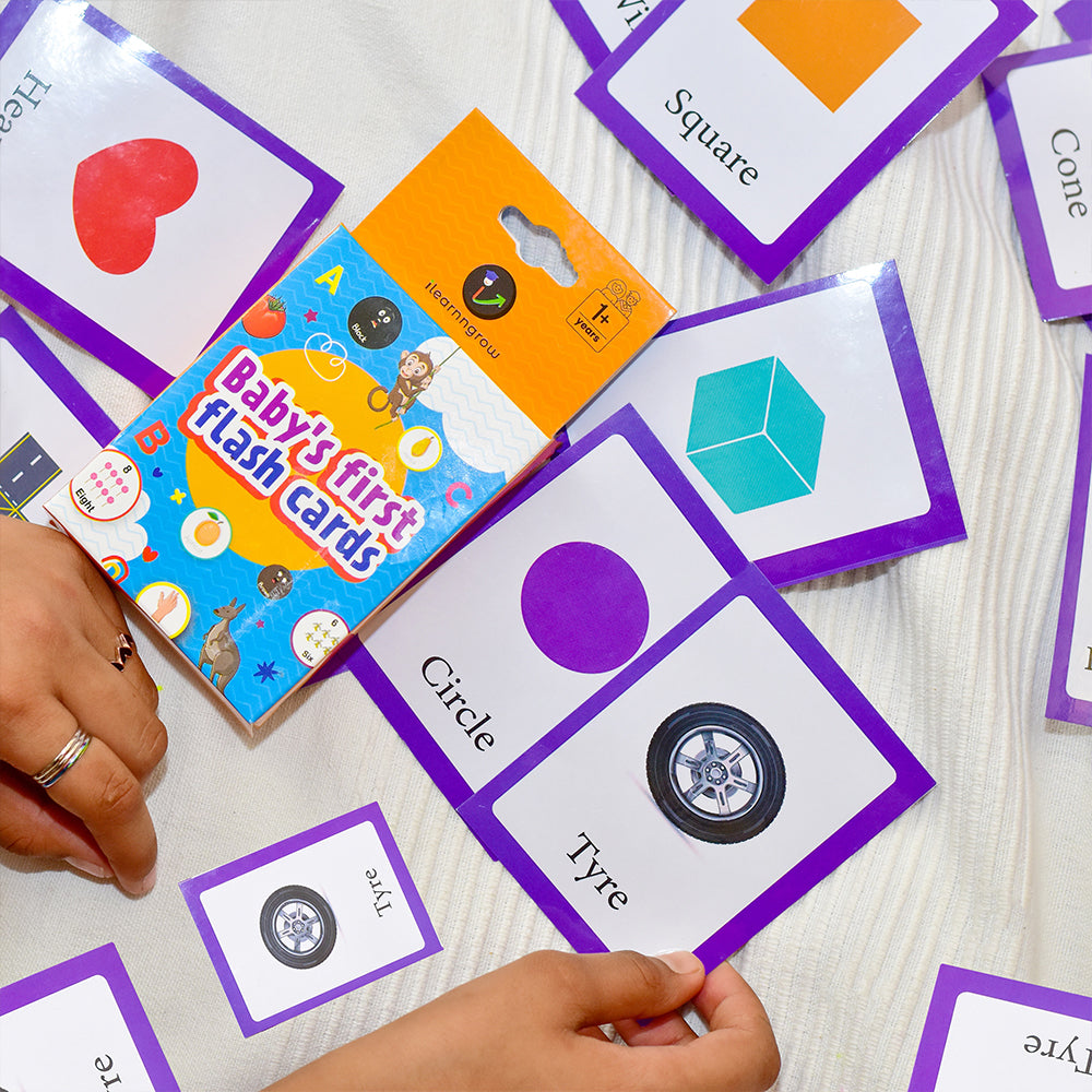 JoGenii|Baby's-First-Shape-Flash-Cards-|ILearnNGrow