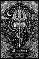 JoGenii Gods Mandala Poster Coloring Kit – Indian Peaceful Activity for Mindfulness, Gifting, Kids, Adults, Teen, Women