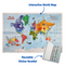 CocoMoco Kids World Map for Kids - Wall Poster for Room Decor - 3 x 2 feet - Geography Educational Learning Toy Birthday Return Gift for Boys Girls 5 6 7 8 9 10 11 years