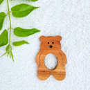 The Cheer Bear Wooden Teether And Funny Bunny Wooden Rattle