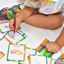 Baby's First Flash Cards Set of Seven Flash Cards - Colors, Shape, Numbers, Body Parts, Alphabets , Fruits , Vegetables