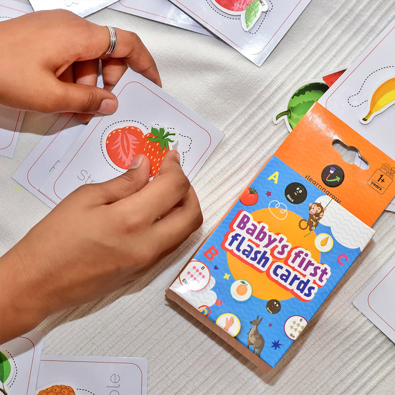 Babys's fruits and vegetable Flash Cards