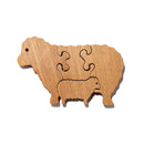 Mama  Sheep  Baby  Sheep Puzzle