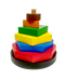 WOODEN SMALL  STACKER (MULTY COLOR  2)