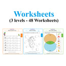 Purple Turtle Preschool Worksheets for Kids (3-5 Years)-48 worksheets