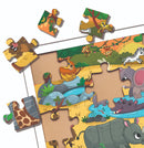 Mini Leaves Wild Animals 24 pieces wooden Jigsaw Puzzles