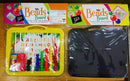 My Beads Board 2 in 1 Count N Learn with Chalk & Duster for Kids.Scribble,Counting, Drawing, Writing Board for pre-school & kindergarden children.(Colours May Vary)