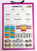 Wooden Calendar For kids ( Pink)