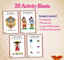 Jumbo Diwali Activity Kit for Kids – Diwali Craft and Worksheets for Kids | Diwali Gift for Kids