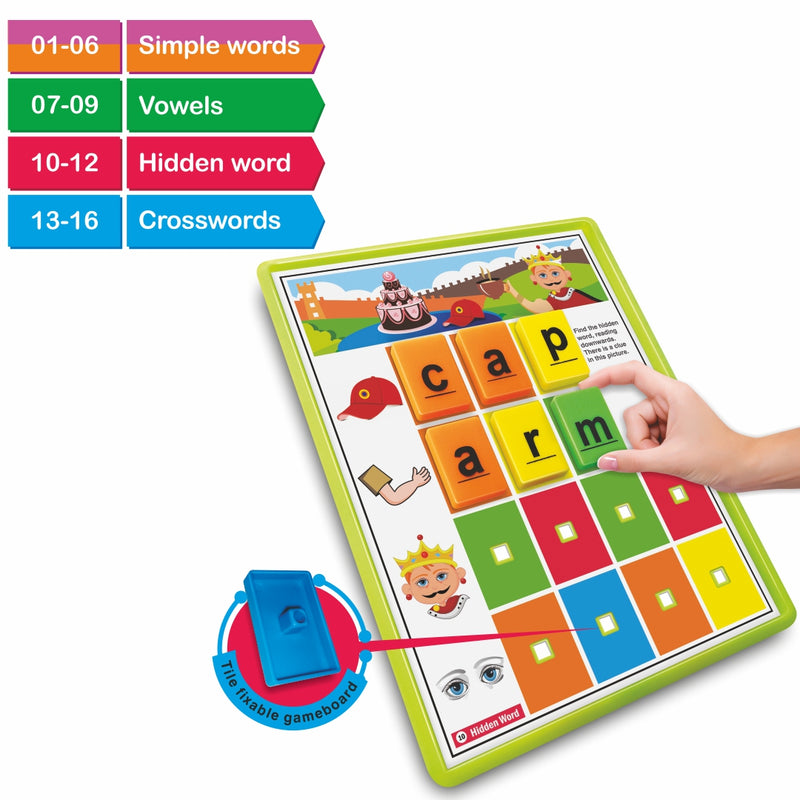 Wordplay Junior(Spelling N Picture Learning)Colourful Educational Fun Games for 3 Years Kids