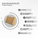 Ochre Olive Book Rack (M)-Natural