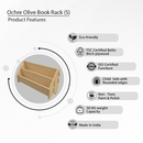 Ochre Olive Book Rack (S)-Natural
