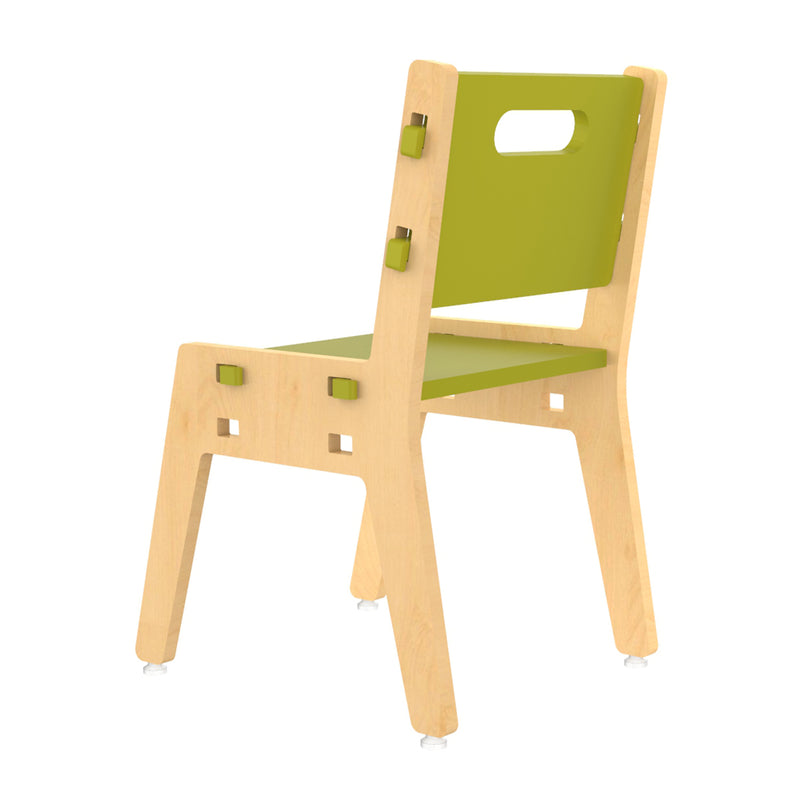 Silver Peach Chair-Green