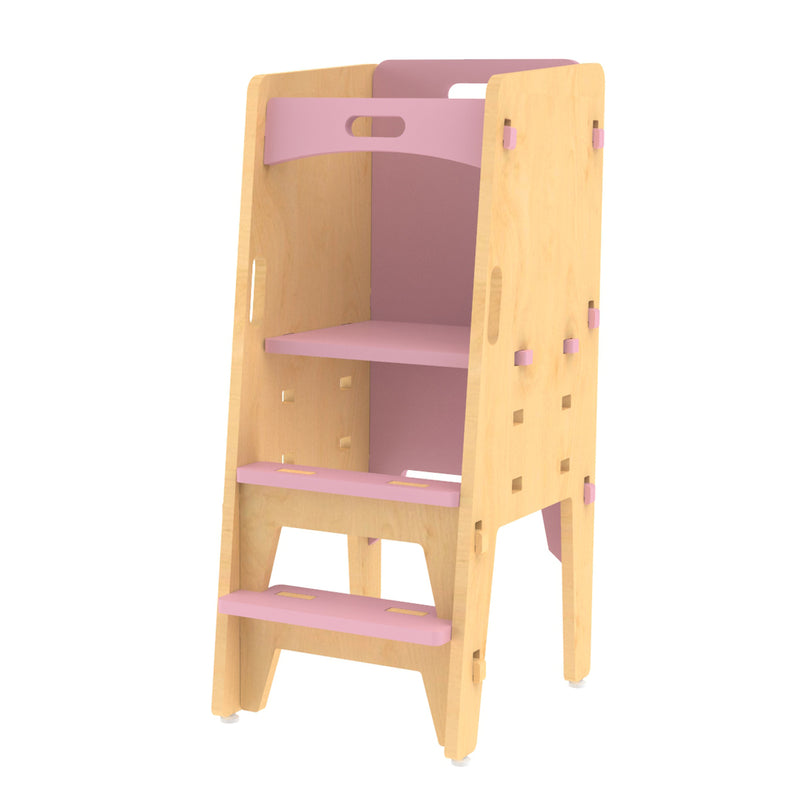 Yellow Lychee Kitchen Tower-Pink