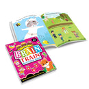 Brain Train Activity Books Pack- A Set of 4 Books - With Colouring Pages, Mazes, Puzzles and Word searches Activities