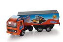 Cargo Carrier Truck Maintenance Free Pull Back Spring Action Race Toy Gift for Boys 5+ Years. Strong ABS Plastics.| No Battery & Remote | (Colours May Vary)