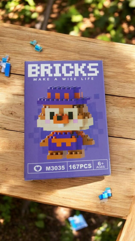 Mini Animal Lego Micro Building Blocks Set 3D Model Animal Educational Construction Toy Building Blocks (Bricks) – 2-Inch Cartoon Animal Toy Set for Kids | Birthday Return Gift & Desk Decor Idea - BUY 3 GET 1 FREE