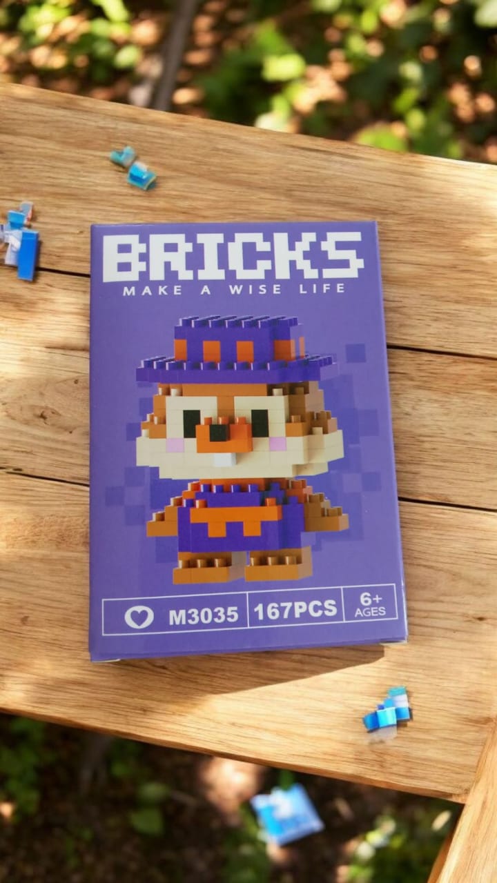 Mini Animal Lego Micro Building Blocks Set 3D Model Animal Educational Construction Toy Building Blocks (Bricks) – 2-Inch Cartoon Animal Toy Set for Kids | Birthday Return Gift & Desk Decor Idea - BUY 3 GET 1 FREE