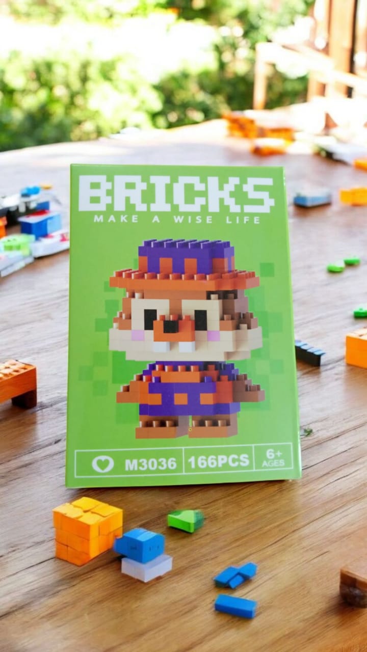 Mini Animal Lego Micro Building Blocks Set 3D Model Animal Educational Construction Toy Building Blocks (Bricks) – 2-Inch Cartoon Animal Toy Set for Kids | Birthday Return Gift & Desk Decor Idea - BUY 3 GET 1 FREE