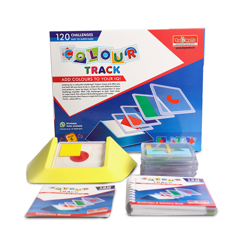Colour Track- 120 Challenges Game-an Award Winning IQ Building Game for Age 5 Years & Above