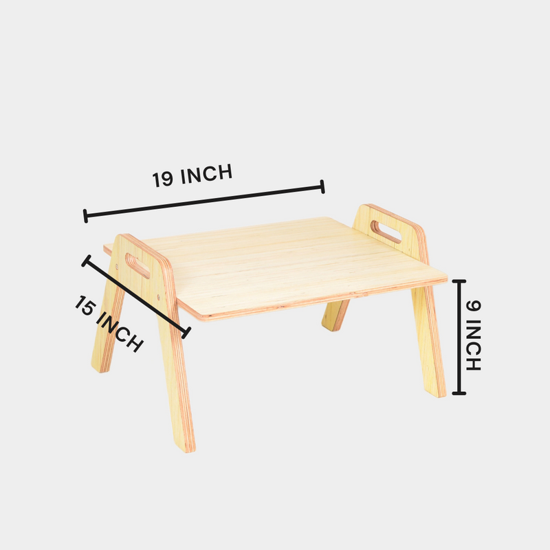 Montessori Chowki Study & Play Floor Table -Small | Kids Furniture