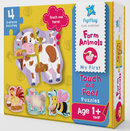 MY FIRST TOUCH & FEEL PUZZLES - FARM ANIMALS