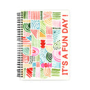 It's a Fun Day A5 Spiral Bound Unruled Notebook