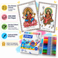 Gayatri Mantra Coloring Art Kit – 5 Illustrated Devotional Coloring Sheets