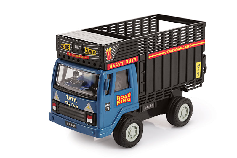 Pull Back Goods Carrier Truck Toy for Kids Above 3 Years Openable Dicky (Colours May Vary)