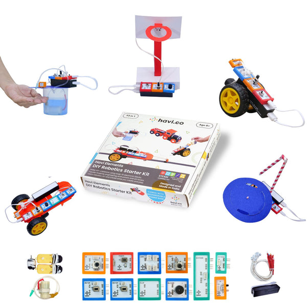 JoGenii |Havi Elements - DIY Robotics Starter Kit - 93 in 1| Havi.co