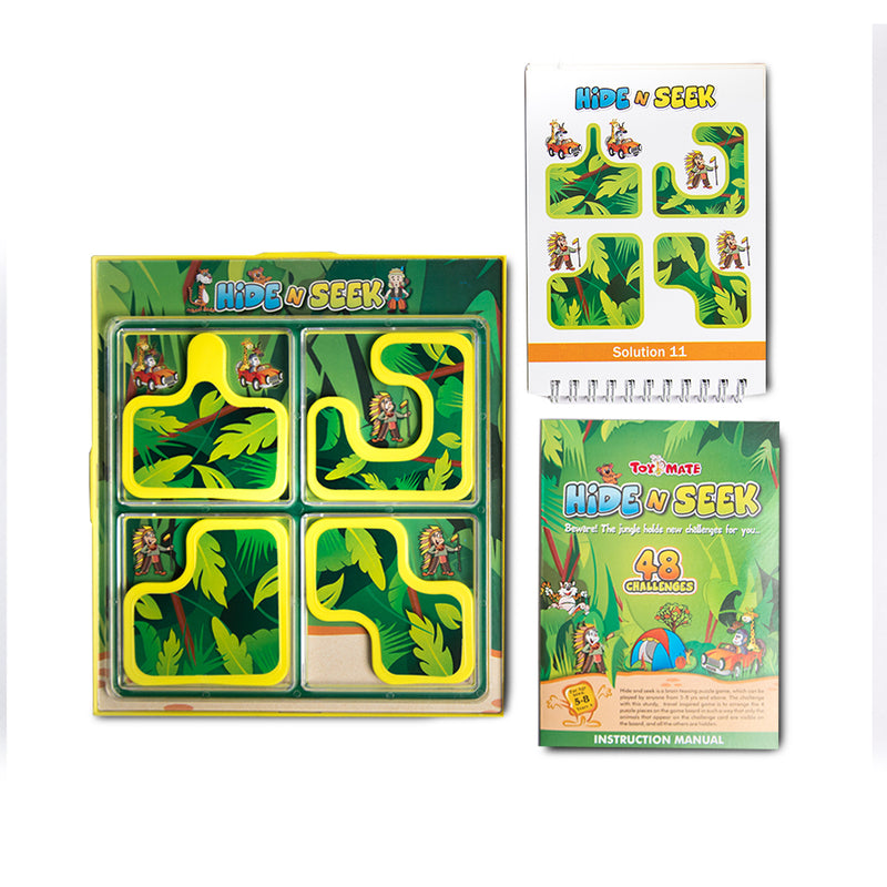 Hide & Seek Jungle- 48 Challenges- an Award Winning Brain Teasing Puzzle Game for Kids Age 5 Years & Above
