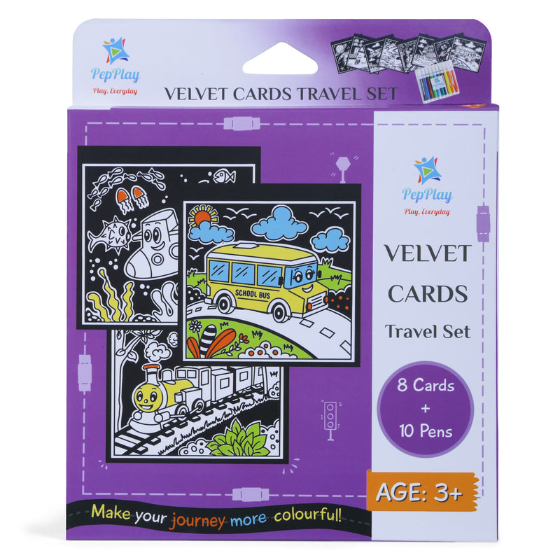 PepPlay Velvet Cards – Travel Set