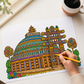 India Monuments Mega Coloring Combo - 10 Poster Mega Art Combo | 2 Themes - Monuments of India & Forts of India | Premium Art Sheets with Coloring Pens | Perfect for Gifting Adults, Kids, Teens - JoGenii
