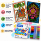 10 Poster Mega Art Combo | 2 Themes : Indian Art & Sacred Neon Mandala