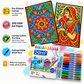 Indian Art Forms Poster Coloring Kit - 5 High-Quality Art Sheets