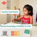 KOOGOO - Innovative Wildlife-Themed Learning Card Game for Kids 7+ & Family - Double Card Pack