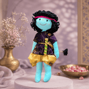 Krishna - Handmade Soft Cloth Doll | Perfect for Birthday, Rakshabandhan, Janmashtmi Gifting - JoGenii