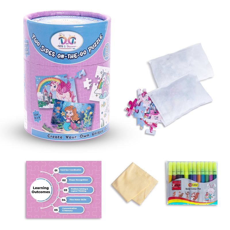 DIY & Discover - Puzzles-Unicorn