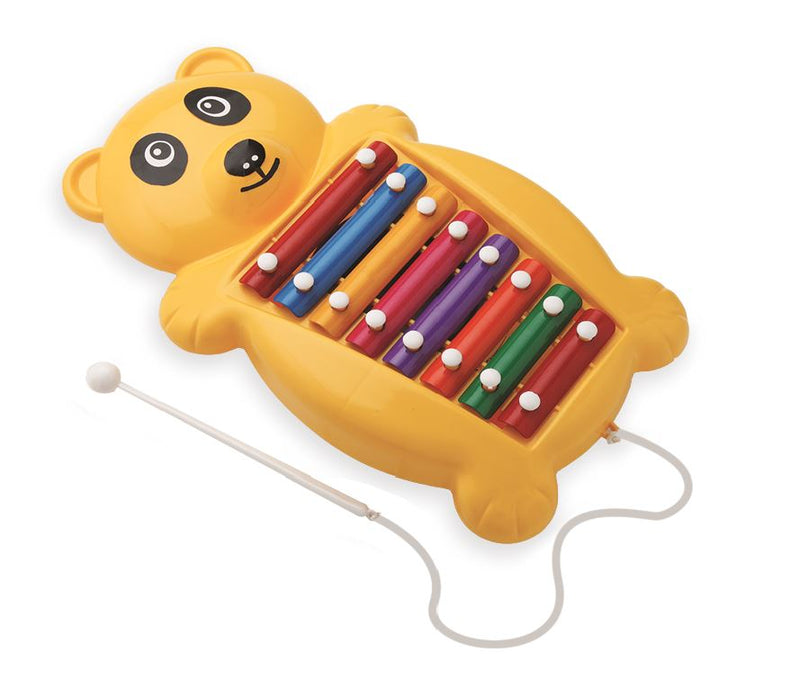 Panda Xylophone 2 in 1 Musical Toy & Pull Along Toy for Kids 2 - 4 Years with 8 Notes Non Toxic no Batteries (Colour May Vary)