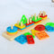 Colourful Geometric  Stacker & Shape Sorter Set  for Kids of Age 2 Years + (Multicolour)