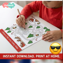 JoGenii Christmas Activity Sheets for Kids (Ages 4–12) – 60+ Screen-Free Fun Printables | DIGITAL Download