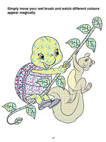 Purple Turtle Paint with Water Books for 3 to 5 year Kids (Combo of 2 Colouring Books)
