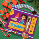 Jumbo Christmas Gift Hamper with 11 items: Snow, Reindeer, Santa Hat, Letter to Santa, Origami Reusable Kit, Paw Patrol Sugar-free Lollipops and Worksheets