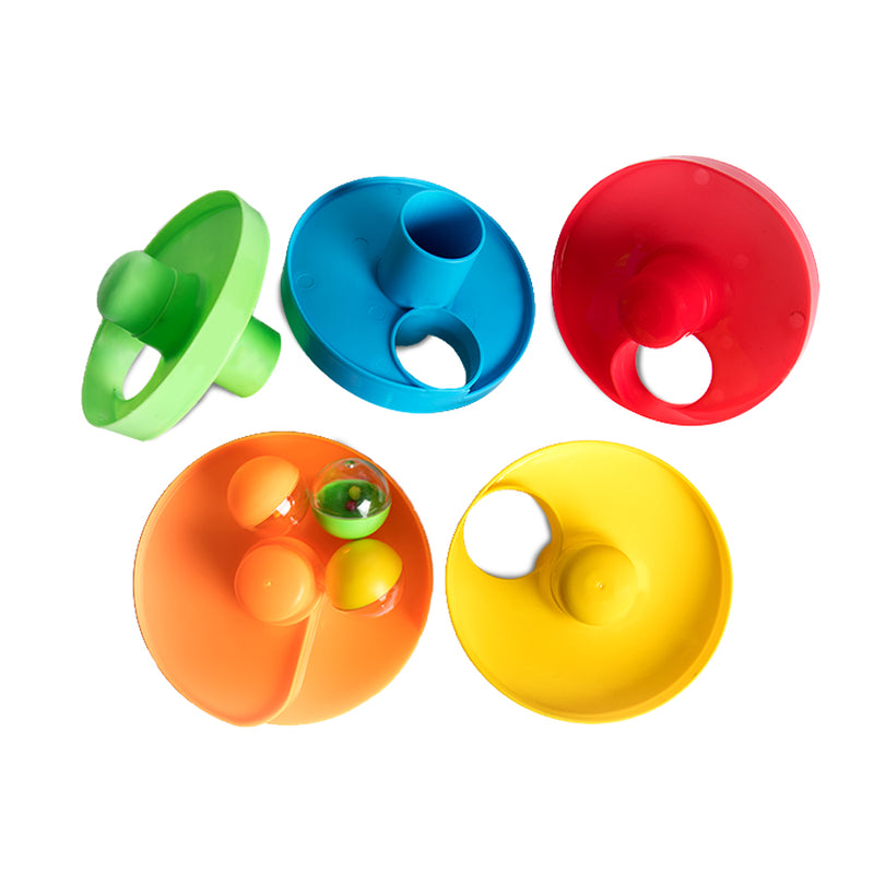 Baby Spiral Fun-A Roll Ball Toy With 5 Layer Ball Drop Tower Run With Roll Swirling Ramps For Baby And Toddler Educational Development Toy Set.