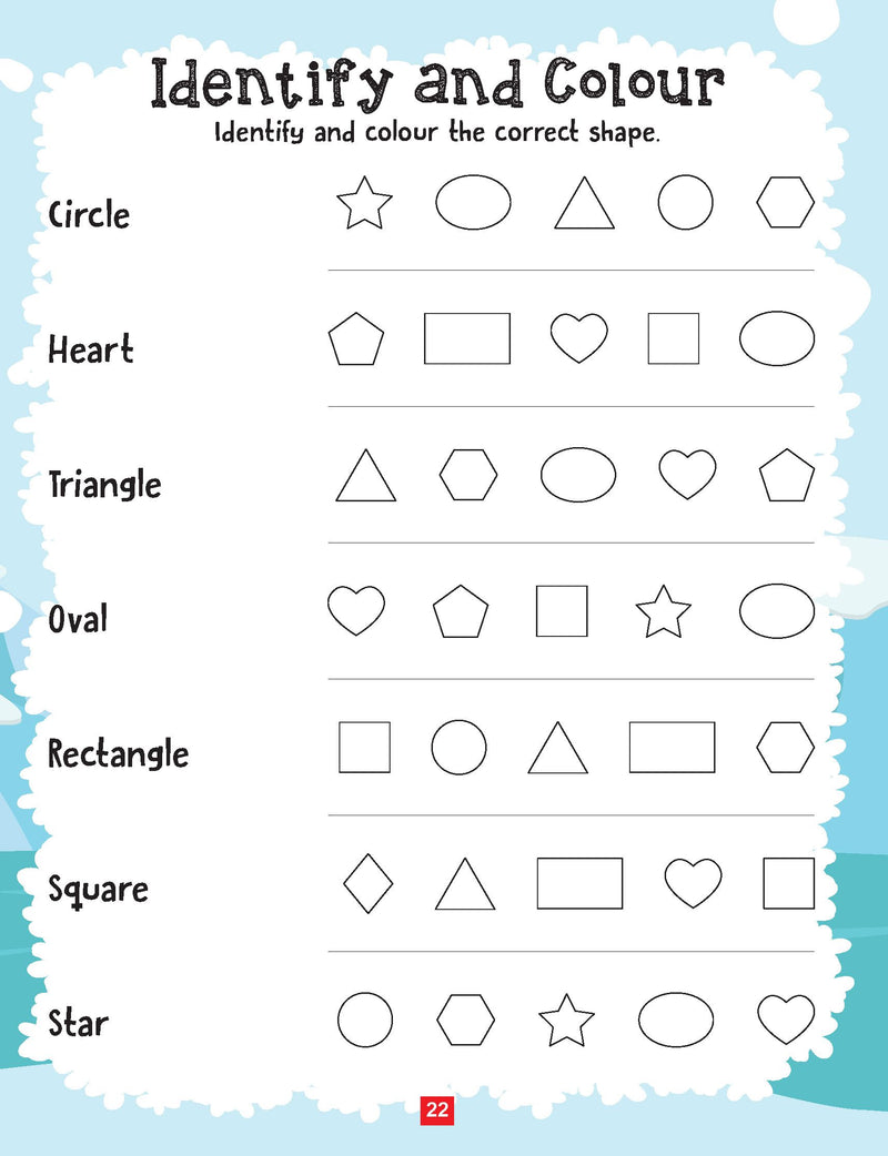 Maths Activity Book Age 4+
