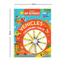 My Ultimate Vehicles Colouring Fun Book with Free Crayons