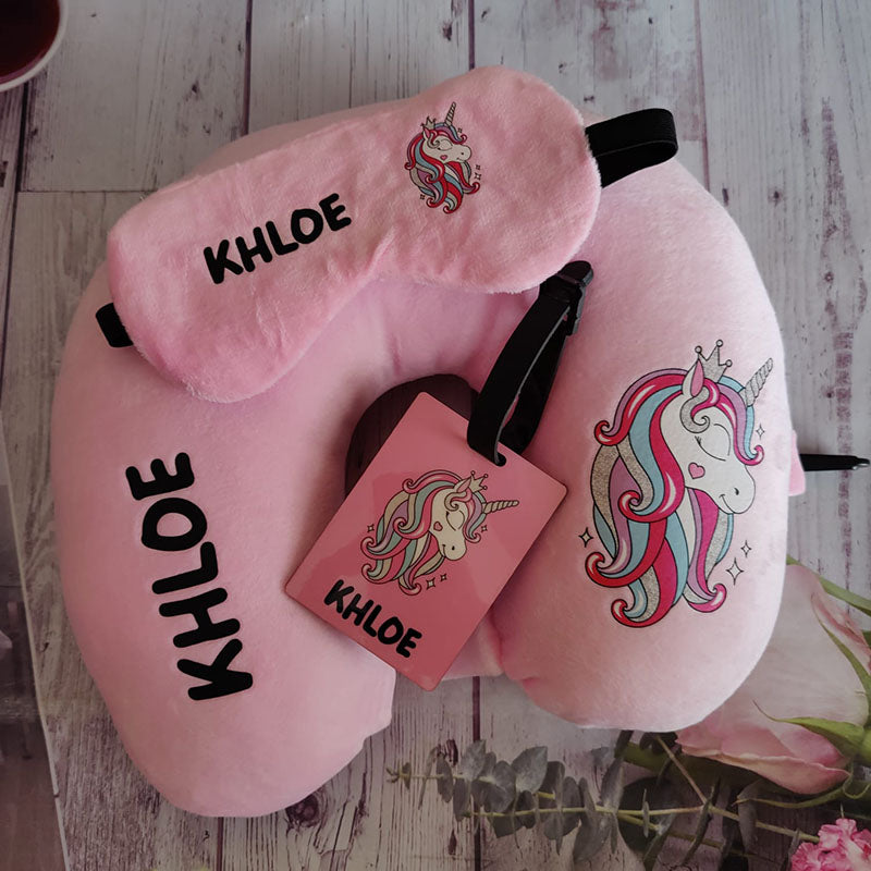 Unicorn Neck Pillow Set ( Personalization Available )